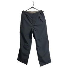 nanamica Side Belt Wide Pants Black Size 34 Adjustable Waist Hybrid Fabric F/S