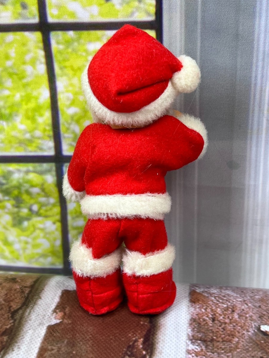 Vintage Steiff Santa Claus with tag Germany 5.5