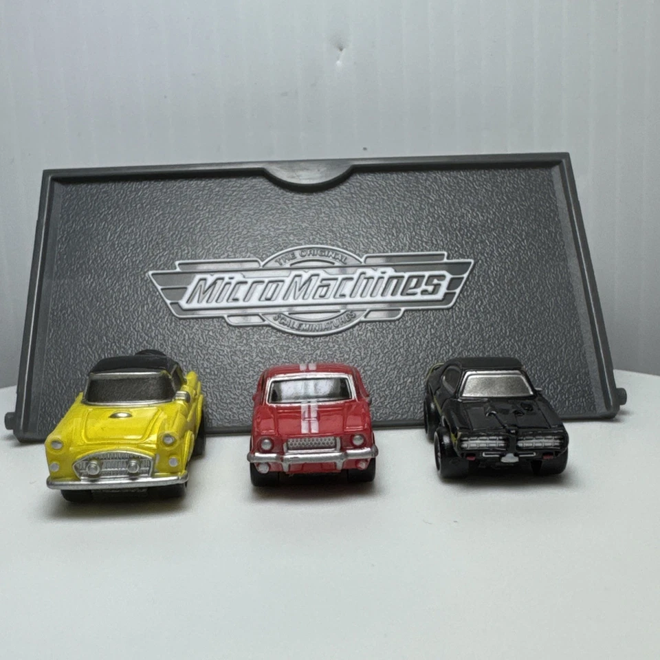 Micro Machines 1987 Galoob Lot of 6 Thunderbird-Mustang-Pontiac-Rolls Royce, Etc - Image 2 of 4
