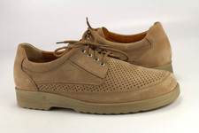 Ganter Gr.47Uk.12 Herren Comfort Halbschuhe Slipper Beige WIE NEU   J 854