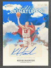 Kevin Huerter 2025-26 Topps Chrome Sky Write Blue Refractor Auto /150 #SWS-KH