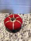Vintage Red And Gold Crown  Pin Cushion  — photo 1