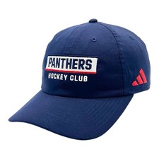 Florida Panthers Hat Cap Adidas NHL Hockey Club Sports Team Blue Hat