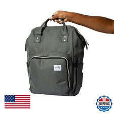 Motif Medical Breast Pump Backpack Stylish Insulated Cooler Bag 9 Pockets Water-