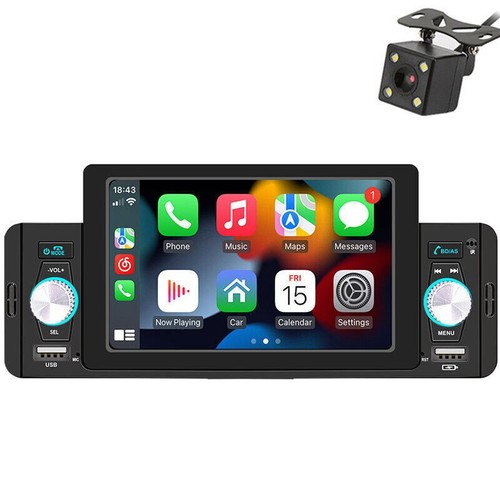 5in Android Car Radio Sing Din Bluetooth Stereo Rear Camera Video ...