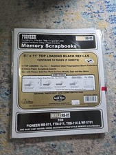 4 Pack  Pioneer RB-85 Memory Books Black Refill Pages Photo Albums 8.5 x 11