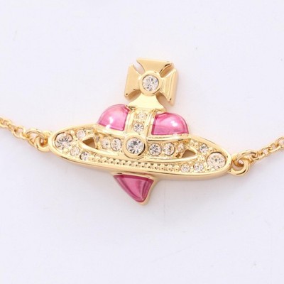 Vivienne Westwood NEW DIAMANTE HEART Bracelet 6102021T/02R927 GP