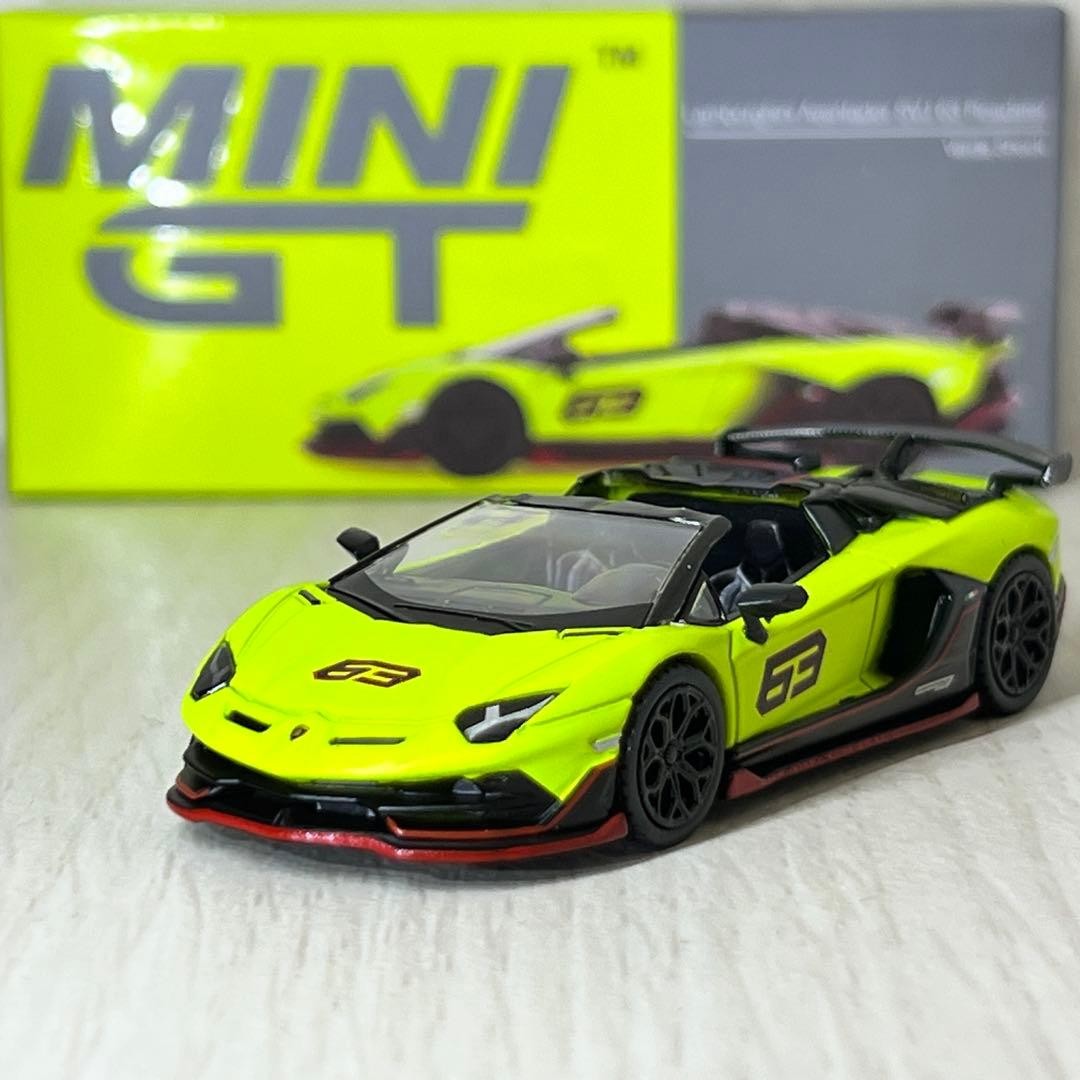 Mini GT Lamborghini Aventador SVJ 63 Roadster