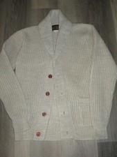 Vintage 60s 70s Sears Sportswear Button Up Cardigan Sweater Men  s Size Large