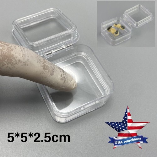 Dental Retainer Denture Storage Box Veneer Membrane Case Boxes with/no slot USA - Picture 12 of 15