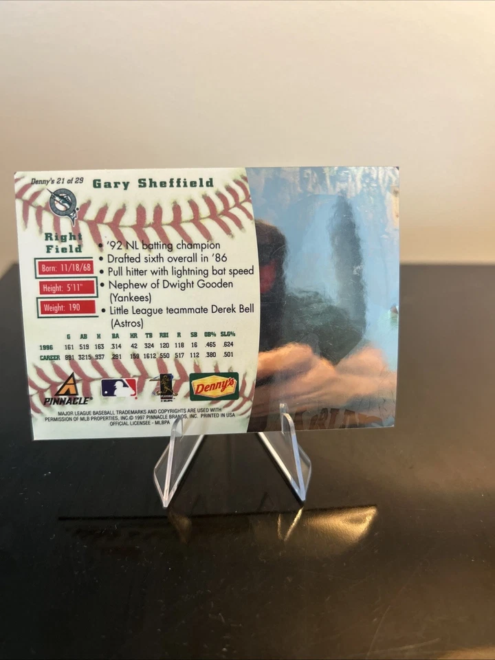 Lote '96 Sportflix +'97 Denny's Lote Jackie Robinson /29 Chipper /20 Sheffield /29 Foto 2 de 4