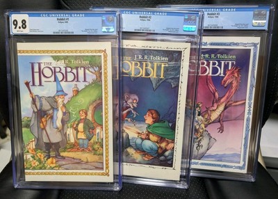 The Hobbit #1 #2 & #3 CGC 9.8 1990 Eclipse Comics Complete Set