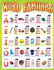 Teacher Created Resources Word Families Chart 7715 