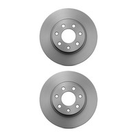 2 Bremsscheiben Vorderachse BelüFtet Ø 68 Mm 24 Mm Valeo FüR U.A. Dacia Duster