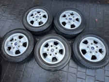 GENUINE 5 x 16" FORD TRANSIT CUSTOM LIMITED SPORT MK8 ALLOYS WHEELS VAN TYRES