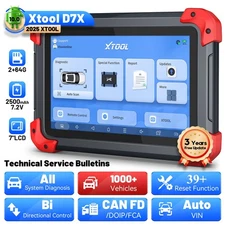XTOOL D7X V2.0 OBD2 Diagnostic Tool Full System 39+ Service Key Programming ABS