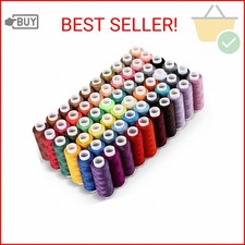 CiaraQ Sewing Threads Kits, 60 Colors Polyester 250 Yards Per Spools for Hand Se