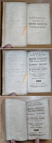 Ludovico Muratori RIFLESSIONI SOPRA BUON GUSTO nelle SCIENZE e ARTI. Napoli 1755 - Imagen 12 de 24