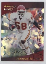 2000 Quantum Leaf Infinity Red 88/100 Derrick Thomas #135 HOF 0c3
