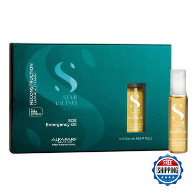 Alfaparf Milano Semi Di Lino Reconstruction Reparative Sos Emergency Oil - Hair