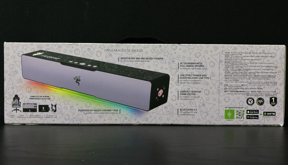 Razer Leviathan V2 X Bluetooth Gaming Speaker - Kuromi Edition | eBay