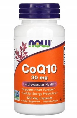 Now Foods KOENZYM Q10 Q-10 30mg 120kap UBICHINON