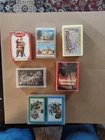 Lot Of 6 Vintage Playing Card SEALED Packs In Plastic Cases Souvenir Coca Cola