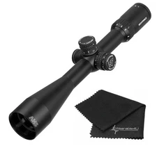 Nightforce SHV 4-14x50mm MIL-R F1 Center Illuminated Riflescope w/ Cloth Bundle