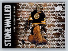 2018-19 Upper Deck Stonewalled Gerry Cheevers Boston Bruins #SW-44 HOF