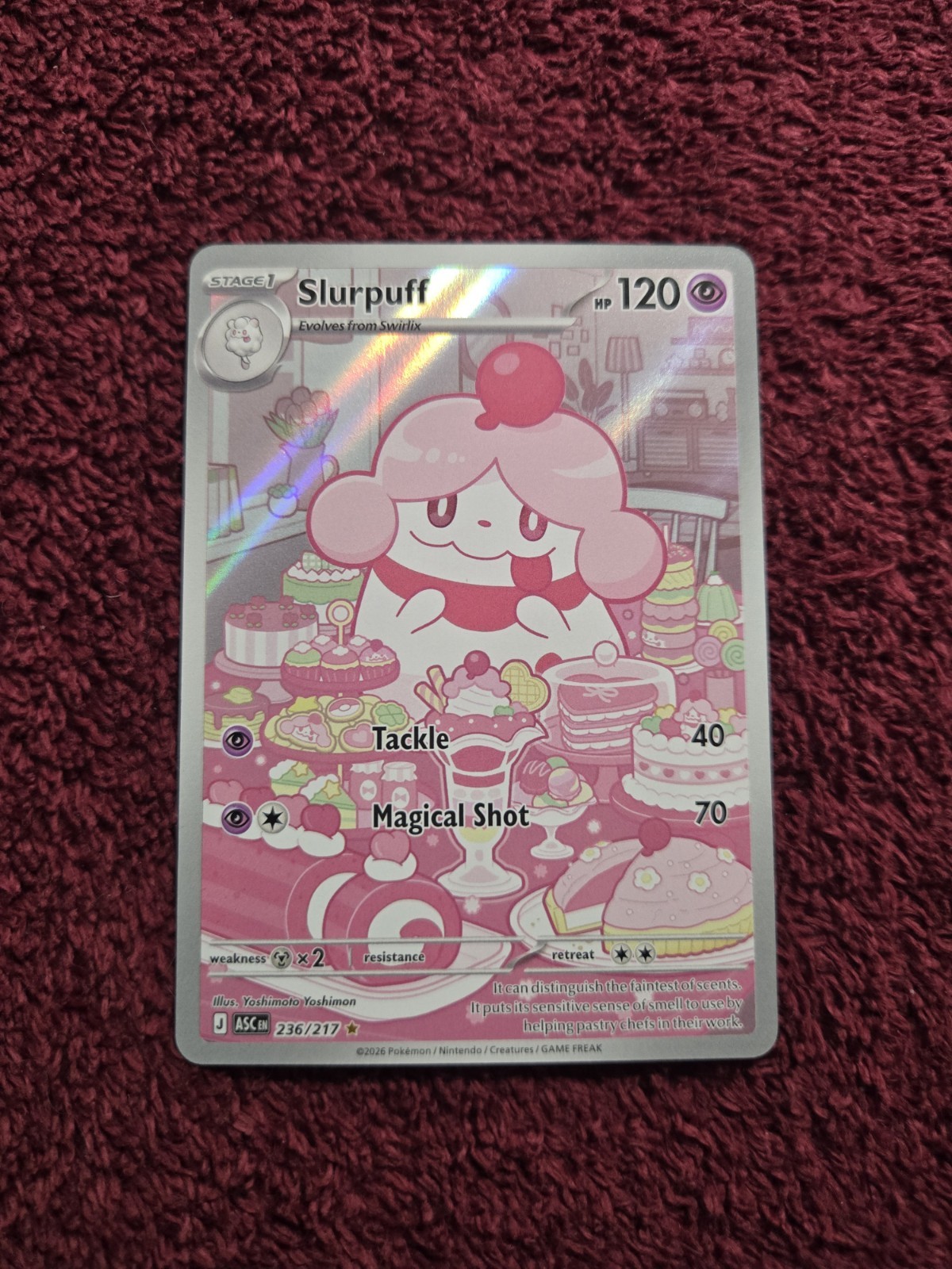 Slurpuff 236/217 Illustration Rare Ascended Heroes