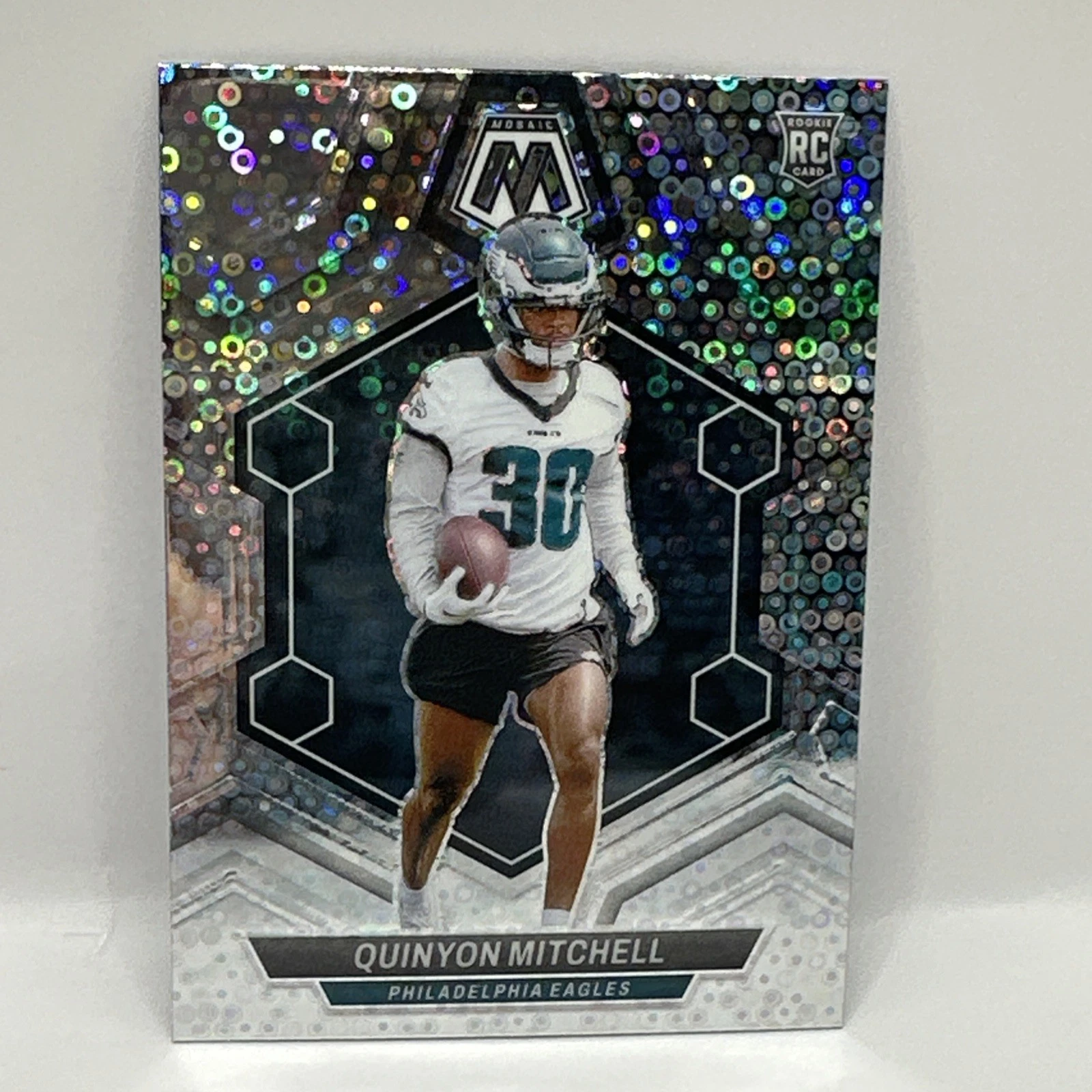 2024 Panini Mosaic Quinyon Mitchell No Huddle Disco #322