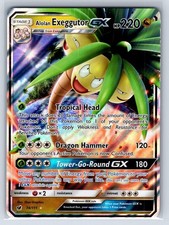 Alolan Exeggutor GX 74/111 Crimson Invasion Holo Pokemon Lightly Played