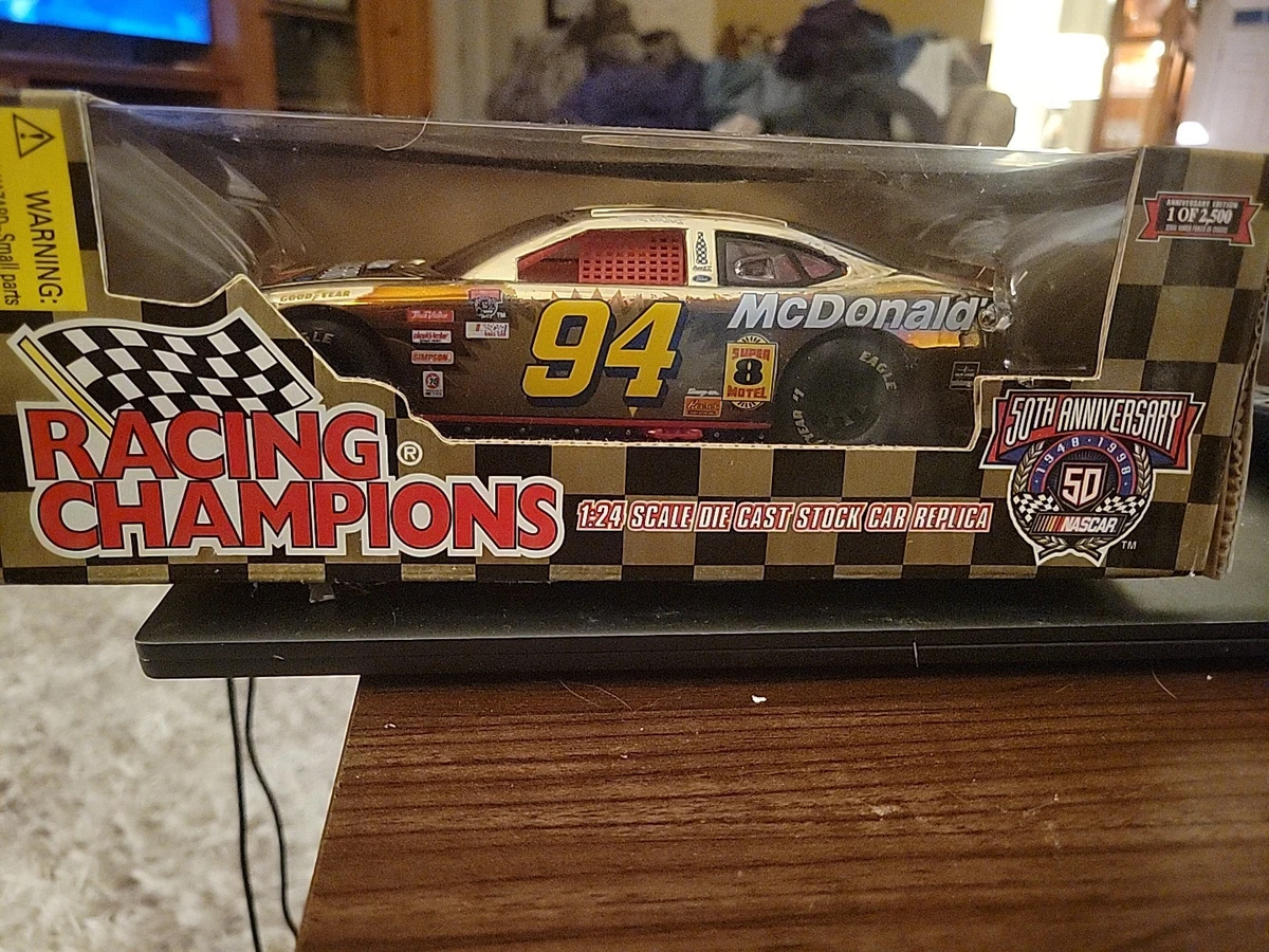 Nascar 1/24 Action ♯ 91 Mcdonald‘s 50th NASCAR 50th ANNIVERSARY CAR Stock Car Mcdonalds 94 Bill Elliot 1