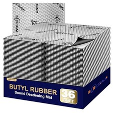 Car Sound Deadening Mat-80 mil 36 sqft Sound Deading Material - 36 Sqft 80 mil