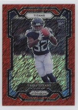 2023 Panini Prizm Rookies Red Shimmer Prizm 13/35 Tyjae Spears #396 07lk