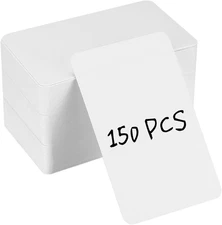 150Pcs Blank Business Cards, 3.5" x 2.1" Kraft Paper Note Card, Thank You Cards,