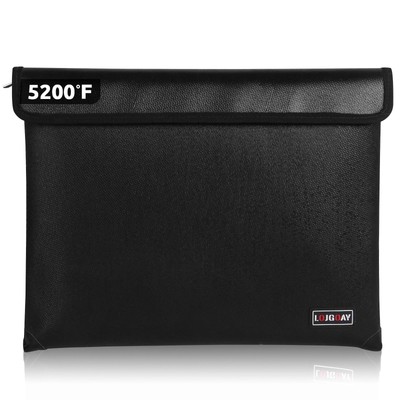Fireproof Document Bag - with 5200°F Heat Insulated, Waterproof Fireproof Bag...