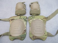 McGuire-Nicholas Tactical Knee Pads MultiCam Camo Pair Set Used Excellent