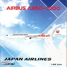 PHX04580 1:400 Phoenix Model Japan Airlines Airbus A350-1000 Reg #JA01WJ