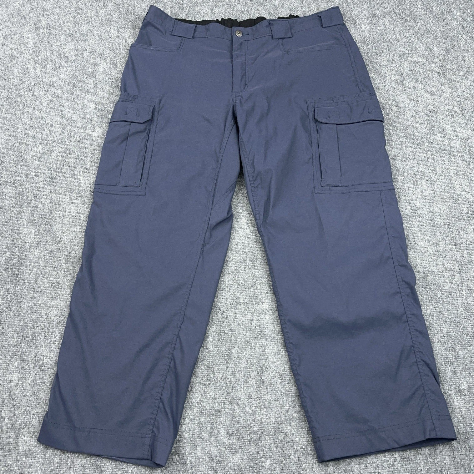 Duluth DuluthFlex Dry on the Fly Cargo Pants Men's XL (38x29) Blue Stretch Work