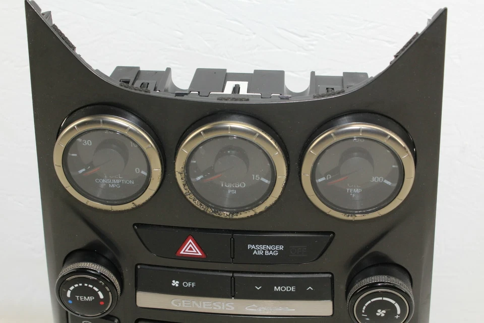 HYUNDAI GENESIS 2013-2016 CUPÉ TR A/C CONTROLES/INDICADORES DEPORTIVOS CONJUNTO OEM  Foto 2 de 4