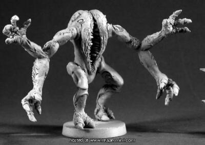 Pechetruite - Miniatura GUG Eldritch Horror In Plastica Per Giochi Di Ruolo E Guerra - Reaper Bones 77524 - 50mm Non Verniciata