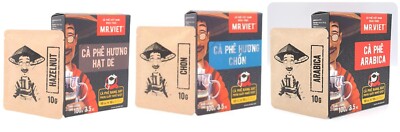 MR. VIET Coffee Vietnamese Ground Drip Coffee Arabica Robusta Box 100g VietsWay