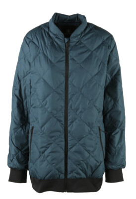 Volcom Casco Down Puff Jacket Womens Jacket Winter Coat Blue Snowboard Medium M