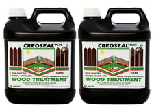 Creocote Oil Based Timber Treatment Dark Brown Creosote Creoseal 4L Multi Pack
