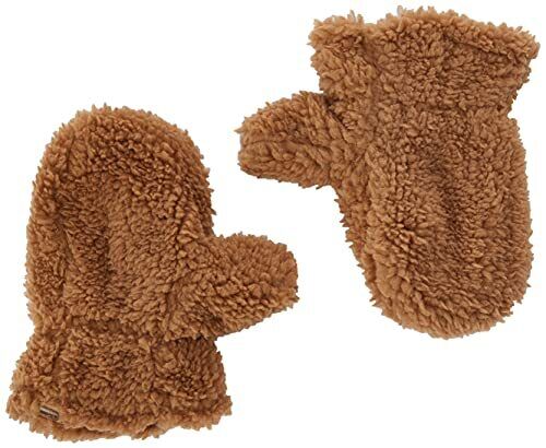 Conjunto de sombrero y manopla unisex para niños pequeños y bebés 0-9 meses marrón caqui - Imagen 3 de 4