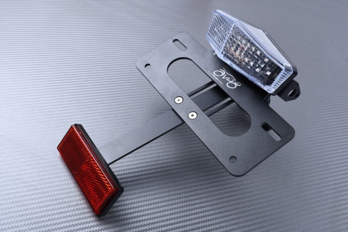 Support de plaque de rechange pour KTM Duke 790 avec feu stop transparent