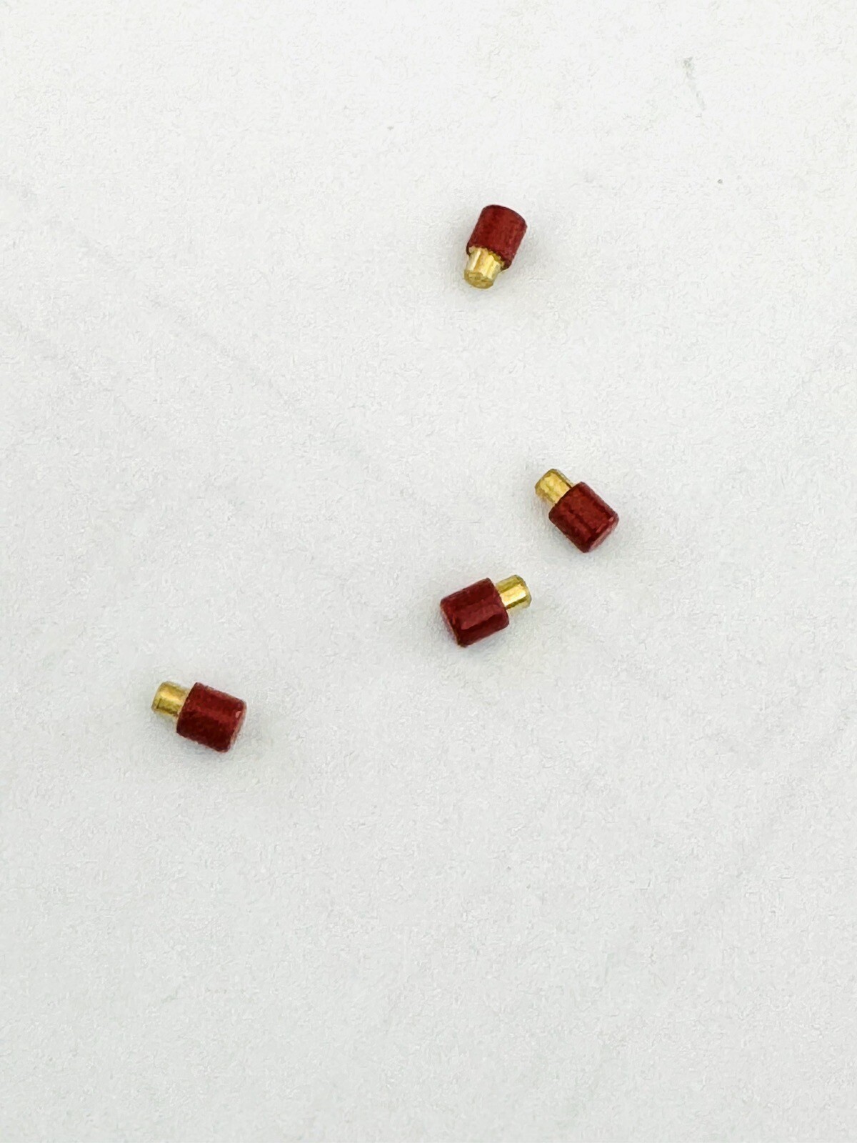 NEW OAKLEY HOLBROOK SUNGLASSES DARK RED REPLACEMENT RIVETS FRONT SCREWS SET OF 4