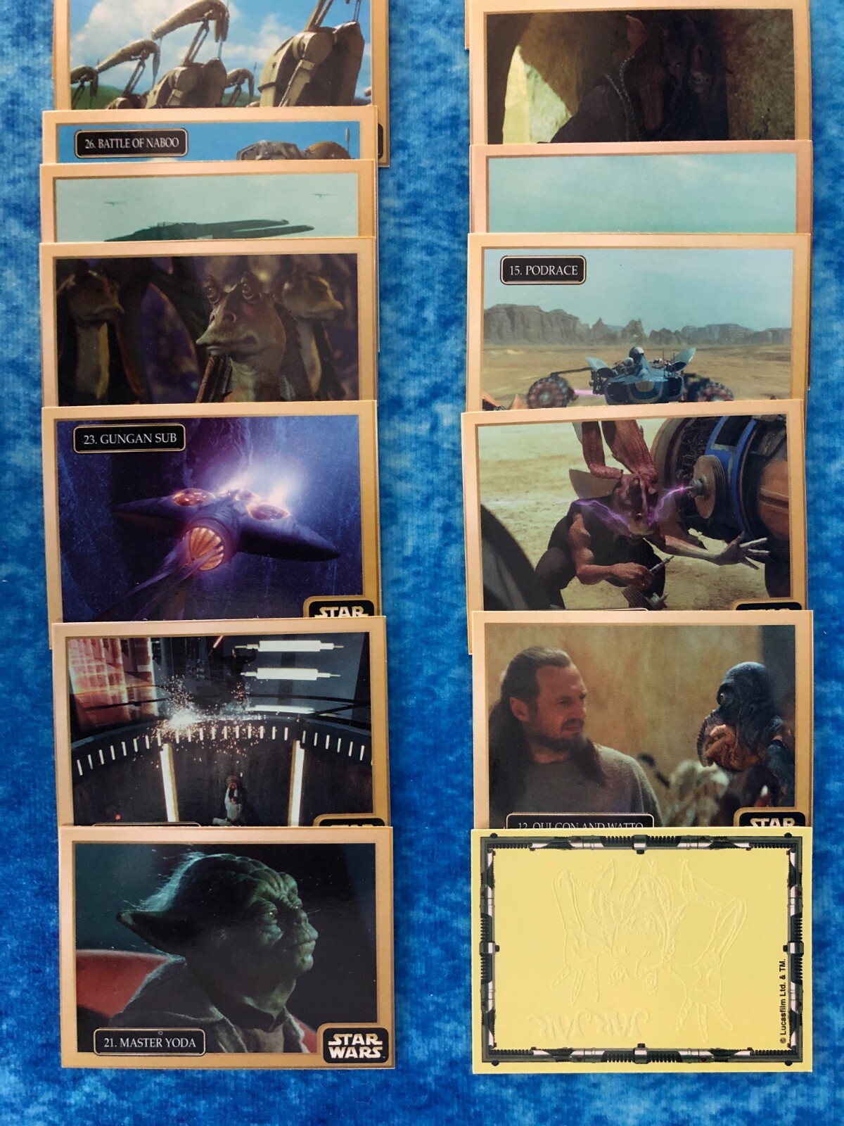 Star Wars Episode 1 The Phantom Menace SINGLE Non-Sport Trading Card by Bluebird - Picture 4 of 62