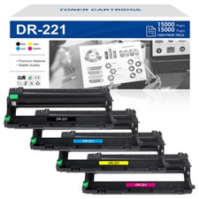4 PCS DR-221CL Drum Unit Compatible With Brother HL-3140CW HL-3170CDW MFC-9130CW
